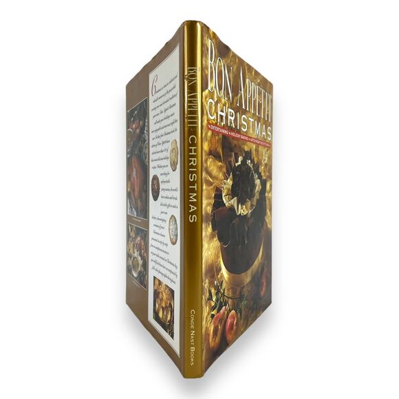 Bon Appetit Christmas: Party Entertaining Cookbook Book Hardcover w/ DJ *FLAWS* - Picture 4 of 16